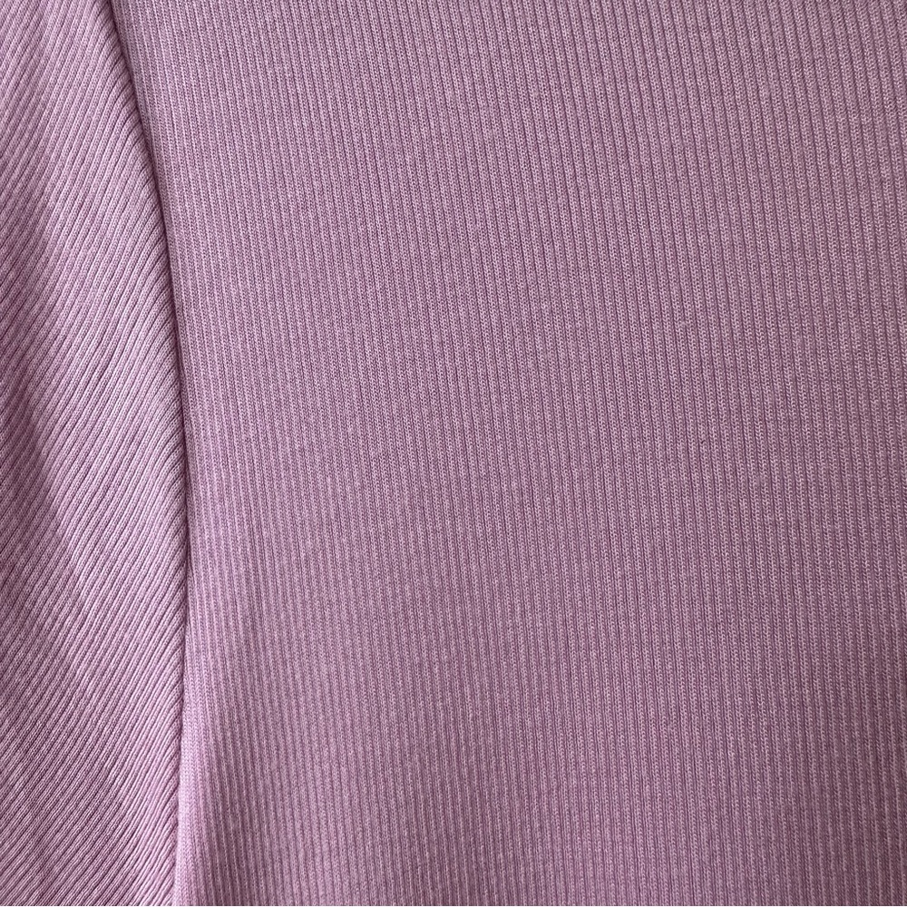 Athleta Light Pink Soft Ribbed Short Sleeve Oversized Tee, Size M - Picture 5 of 8